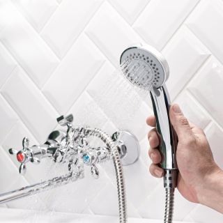 Смеситель для ванны с душем BOOU BA5318-4-C007-B702 хром